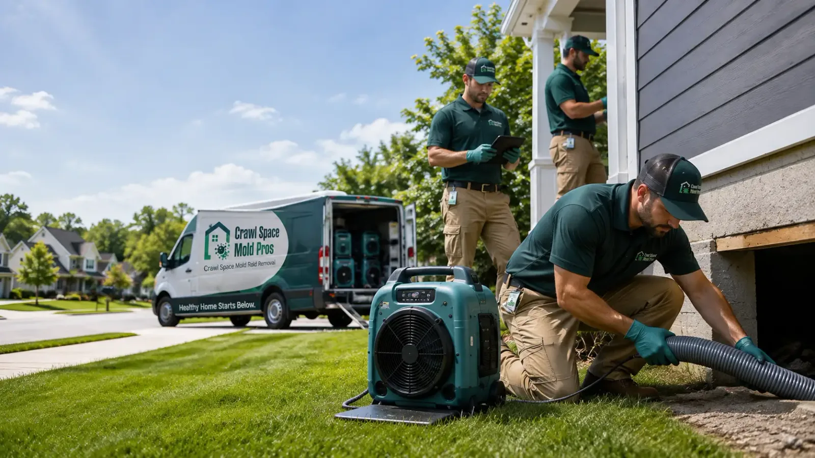 Crawl Space Mold Removal in Rochester, MA